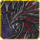 Crimson Dragon in black & crimson